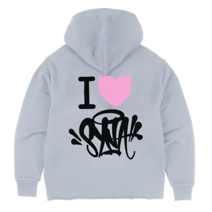 I Heart Syna Hoody Grey g