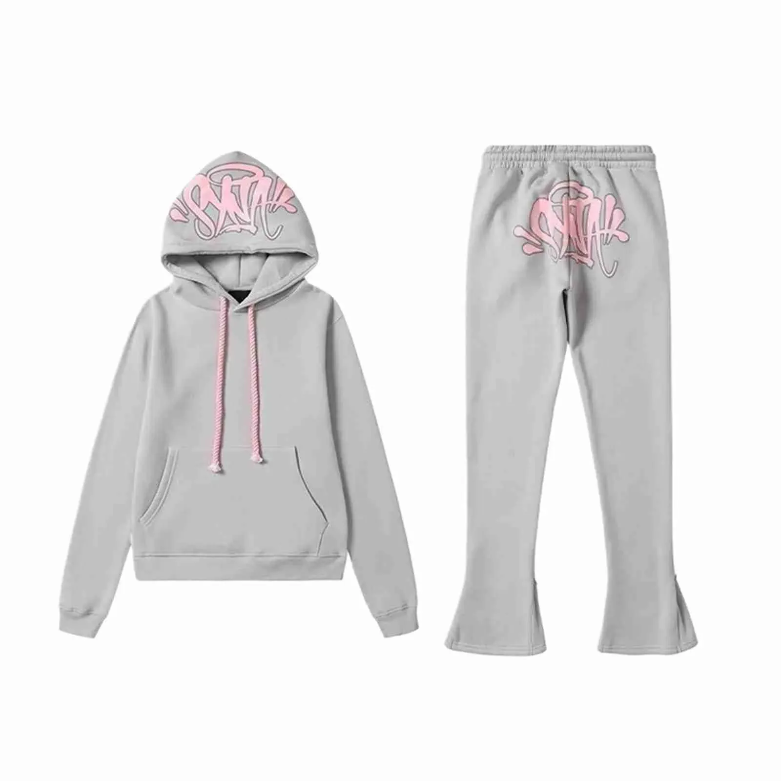 Syna World Tracksuit Grey Pink Syna World Tracksuit Grey Pink